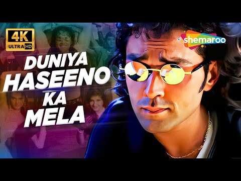 Full 4K Video: Duniya Haseeno Ka Mela | Gupt | Bobby Deol, Manisha Koirala & Kajol | Udit Narayan,