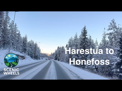 Harestua to Hønefoss | Norway Scenic Drive 2026 4K
