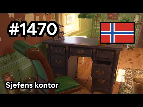#1470 🇳🇴 (📕6-📄49-5) - Sjefens kontor - June's Journey