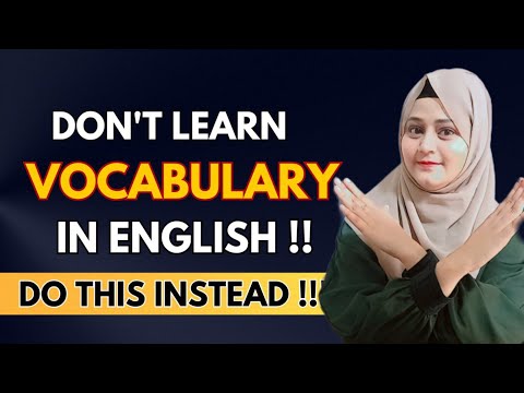The Only Method I Use To Increase My Vocabulary  in English || 6 Steps to practice english speaking