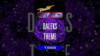 Doctor Who: Daleks Theme (1988) #classicdoctorwho #doctorwho