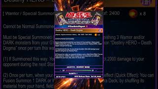 NEW DESTINY HERO POWER UP!! | Destiny HERO – Death Dogma | Yu-Gi-Oh! #yugioh