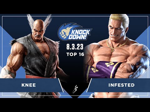 Knockdown! Presents: EVO Weekend! | HXALV | DRX | Knee (Heihachi) vs DRX | Infested (Geese) - Top 16
