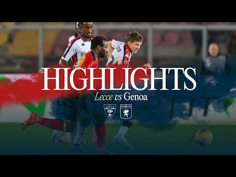 LECCE 0-0 GENOA | HIGHLIGHTS | SERIE A ENILIVE 24/25