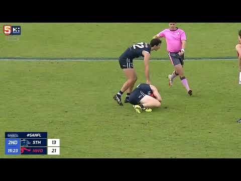Rd 15 SANFL Snapshot - South's Joseph Haines takes two huge marks in two minutes