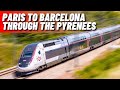 Paris To Barcelona By 300km H TGV Duplex High Speed Train