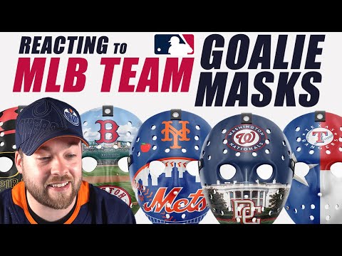 Reacting to MLB Teams as Hockey Goalie Masks