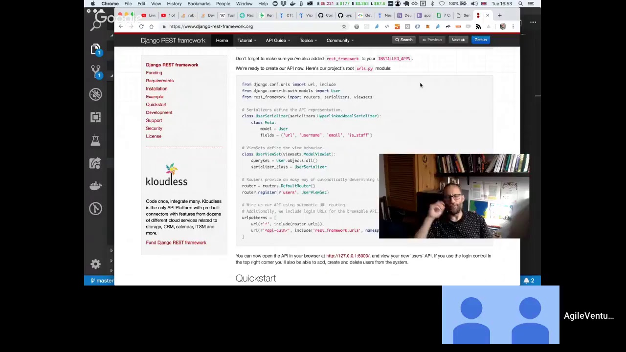 Bryan and Sam Pairing on some Django code
