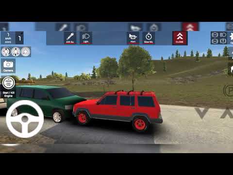 Red Jeep SUV Driving - Real Countryside Off-Road 4x4  - Android Gameplay #01