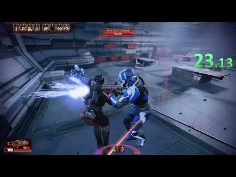 Mass Effect 2 LE N7: Blue Suns Base Speedrun 1:04