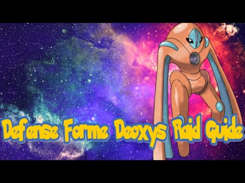 Defense Forme Deoxys Raid Guide