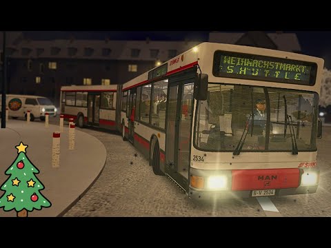OMSI 2: Weihnachtsmarkt SHUTTLE auf KREFRATH! 🚍❄️🎄