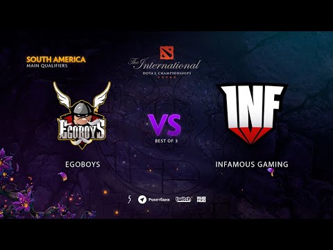 EgoBoys vs Infamous Gaming, TI9 Qualifiers SA, bo3, game 1 [Jam & Lost]