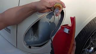 How to change your tail light bulbs or replace your broken tail light on a PT Cruiser and other cars