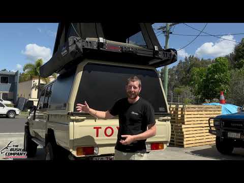 79 Series Build - Rooftop Tent and Awnings - The Bush Company