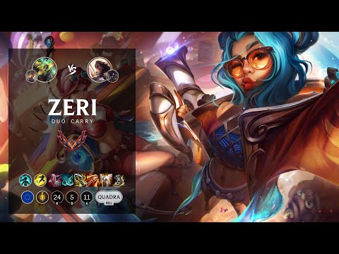 Zeri ADC vs Samira - EUW Grandmaster Patch 12.17