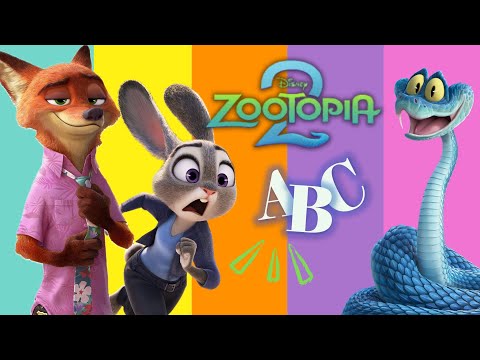 ZOOTOPIA 2 Animal Alphabet -  ANIMALS in ZOOTOPIA 2 from A to Z -  Shakira ZOO Zootopia