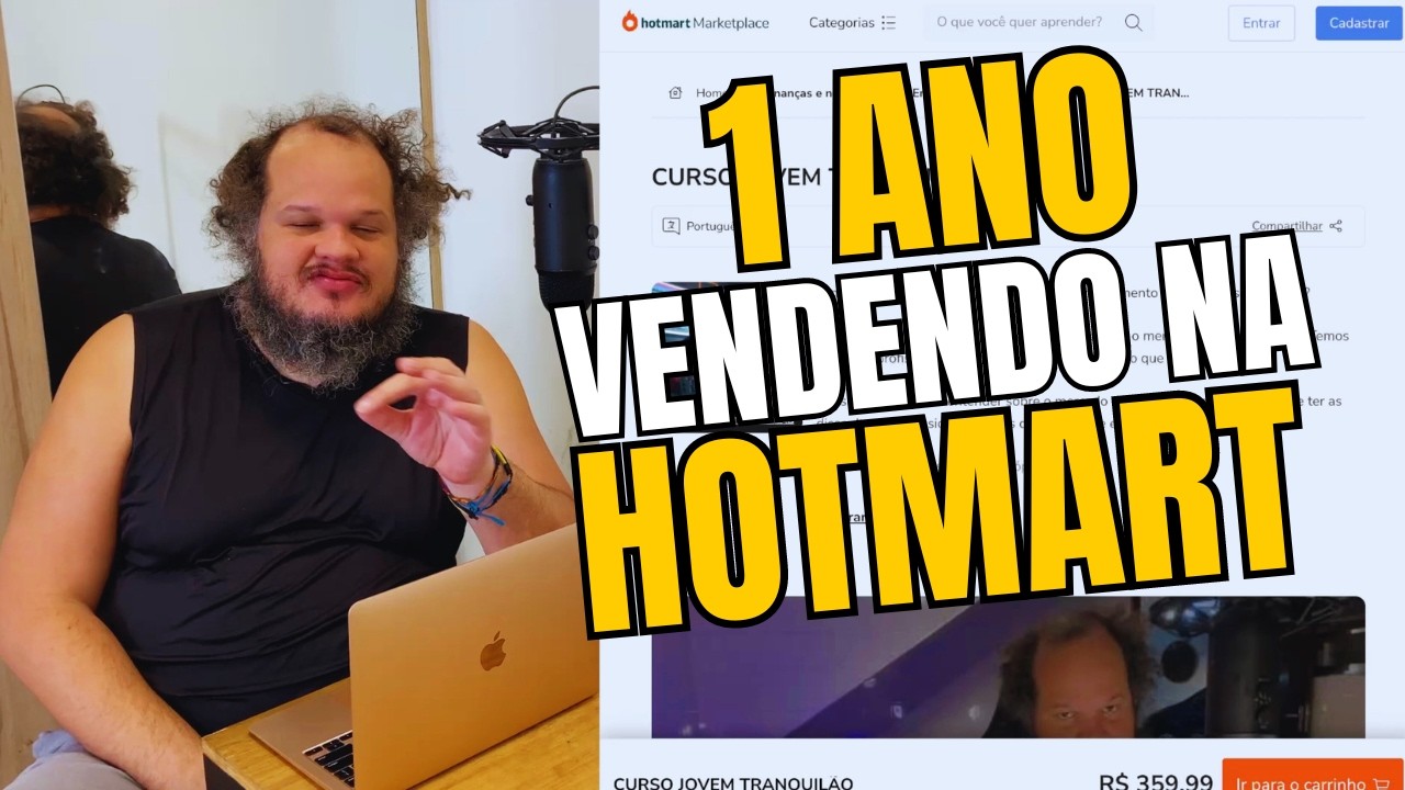 1 ANO VENDENDO CURSO NO HOTMART QUANTO GANHEI?