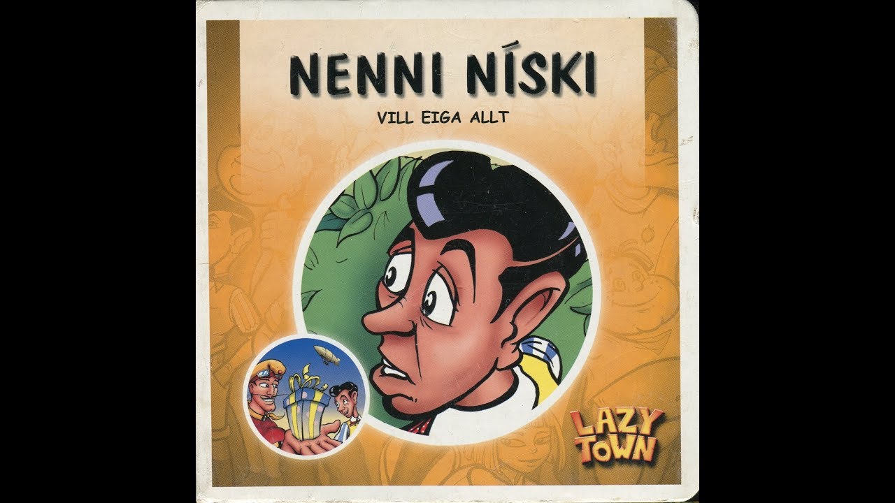 LazyTown - Stingy book from 1999 | Nenni Níski Vill Eiga Allt