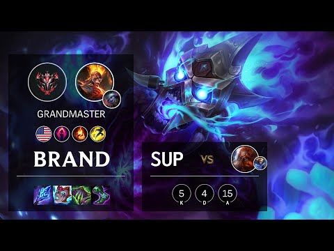 Brand Support vs Gragas - NA Grandmaster Patch 11.13