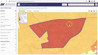Crime mapping tool: understanding the rate map