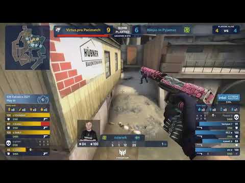 VirtusPro vs Ninjas In Pyjamas | VP vs NIP | IEM Katowice 2021 Play-In | Match Highlights