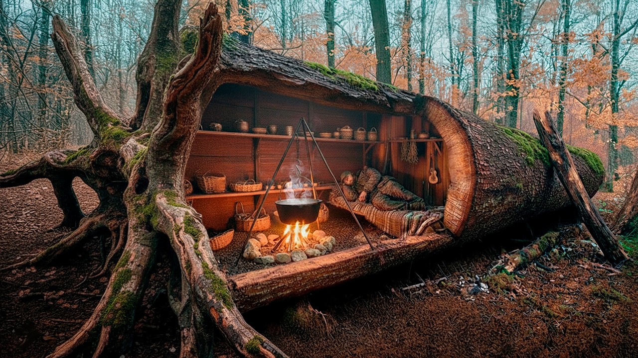 Building the best Shelters of the Year. Bushcraft, Survival.