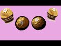 FROZEN PAINT MIXING MAGICAL WORLD OF FERRERO ROCHER INSPIRED CHOCOLATES ODDLY SATISFYING