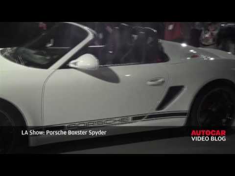 LA Motor Show: Porsche Boxster Spyder by autocar.co.uk