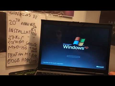 Windows XP 20th Anniversary 25th October 2001-2021