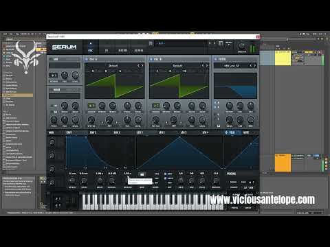 Vicious Synths Ep.11 - Synth Presets Tutorial - Xfer Serum Preset Design - Dark Cinematic Synth