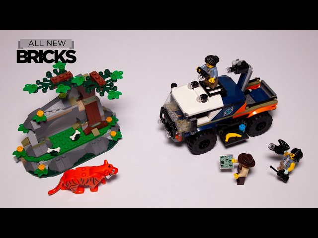 Vídeo relacionado con LEGO City Exploradores de la Jungla: Camión Todoterreno de Juguete de Construcción, Regalo para Niños y Niñas de 6 Años o Más, 3 Minifiguras y Figura de Tigre para el Juego Creativo 60426