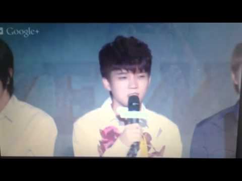 130321 [Fancam] INFINITE Google+ LIVE Event Man In Love Interview cuts