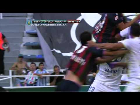 ¿Penal a Gentiletti? Vélez 0 - San Lorenzo 0. Fecha 19. Torneo Inicial 2013. Fútbol Para Todos
