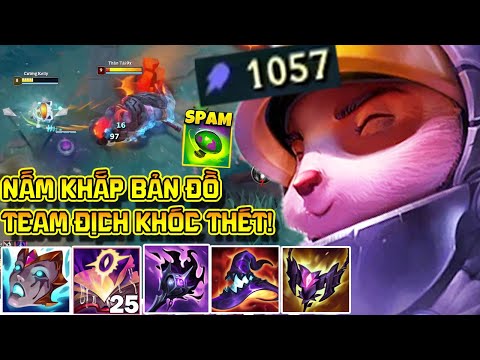 TEEMO 1K AP - NẤM ẨN KHẮP MỌI NƠI ĐI ĐÂU CŨNG NỔ BANH XÁC TRONG AR URF!