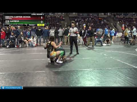 152 Lbs Cons. Round 2 - Zoe Gamboa, Texas Vs Dekota Carter-Ochoa, Montana 676e