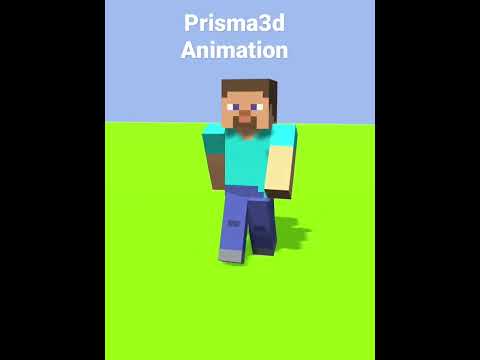 Mind-blowing Steve animation in Prisma3d!
