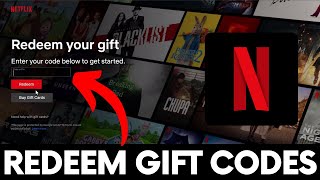 How to Redeem Gift Codes / Cards on Netflix? #netflix