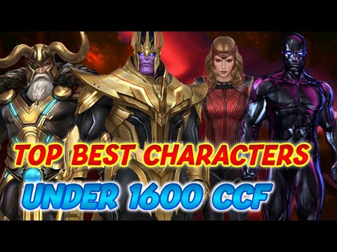 Top Best Characters Under 1600 CCF | Marvel Future Fight - MFF HINDI INDIA