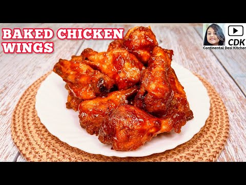 BAKED CHICKEN WINGS | Spicy Chicken Wings Recipe | Chicken Starter for Party
