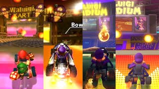 Waluigi Stadium ULTIMATE Graphics Comparison! (Mario Kart Tour VS GCN, Wii, & Switch)