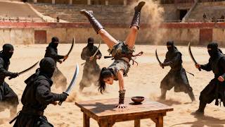 【Chinese Drama】不起眼的女奴竟是功夫高手，混進監獄橫掃千軍，帶領1000奴隸越獄！#功夫#反转#激战