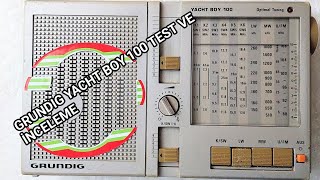 GRUNDIG YACHT BOY 100 MW-SW-FM-LW BAND DÜNYA RADYOSU TEST  VE İNCELEMELER