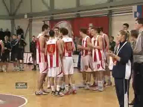 KK Crvena Zvezda - KK Partizan 74:73, dodela pehara i slavlje