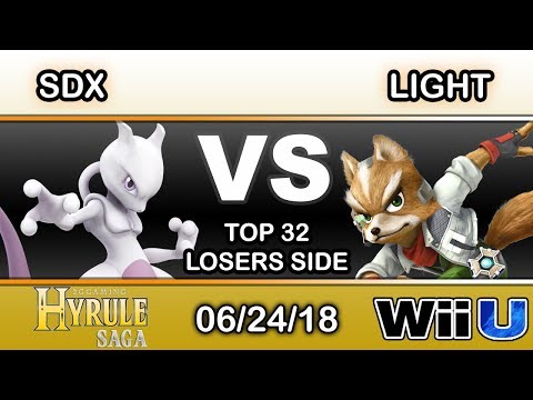 Hyrule Saga - SDX (Mewtwo) Vs. MVG | Light (Fox) Top 32 Losers - Smash 4