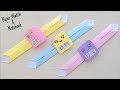 Paper Clock Making Mini Notepad Clock Making Origami Making