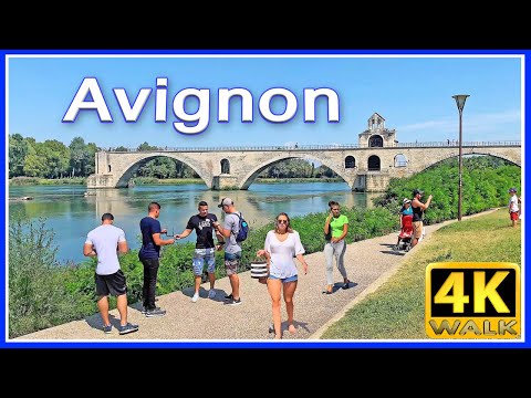 【4K】WALK Avignon PROVENCE FRANCE 4k video virtual walk TRAVEL