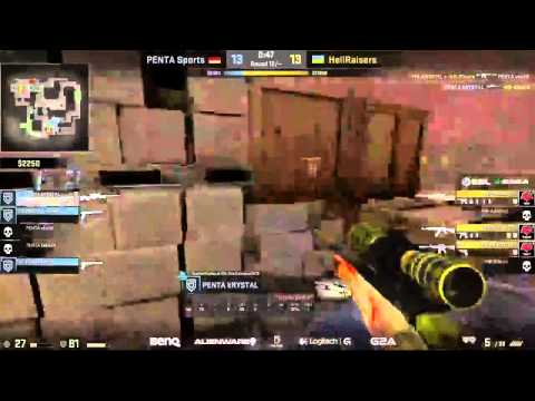 Counter-Strike PENTA Sports vs HellRaisers ESL ESEA Pro League 09.06.2015