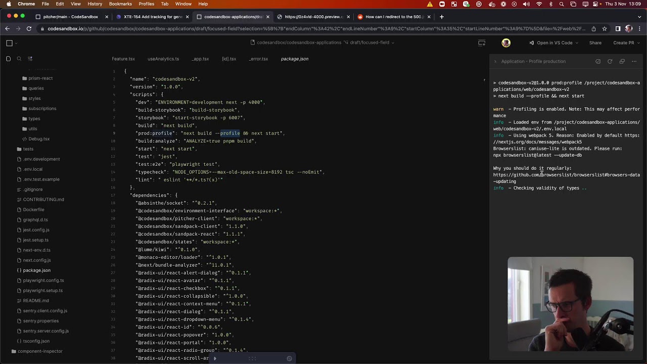 Engineer At Work @ CodeSandbox