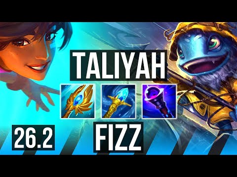 TALIYAH vs FIZZ (MID) | 47K damage, 6k gold comeback | EUW Challenger | 26.2